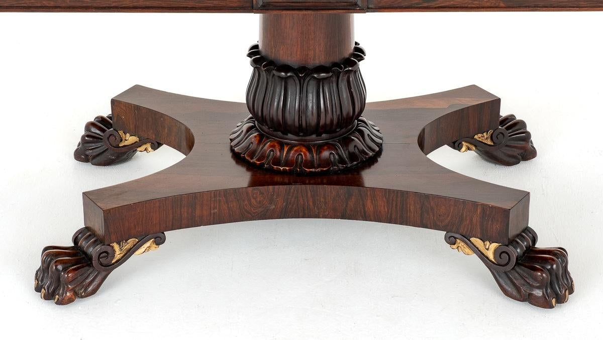 Regency Rosewood Library Table