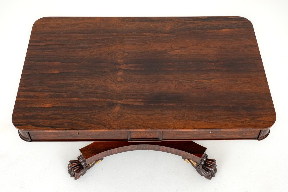 Regency Rosewood Library Table