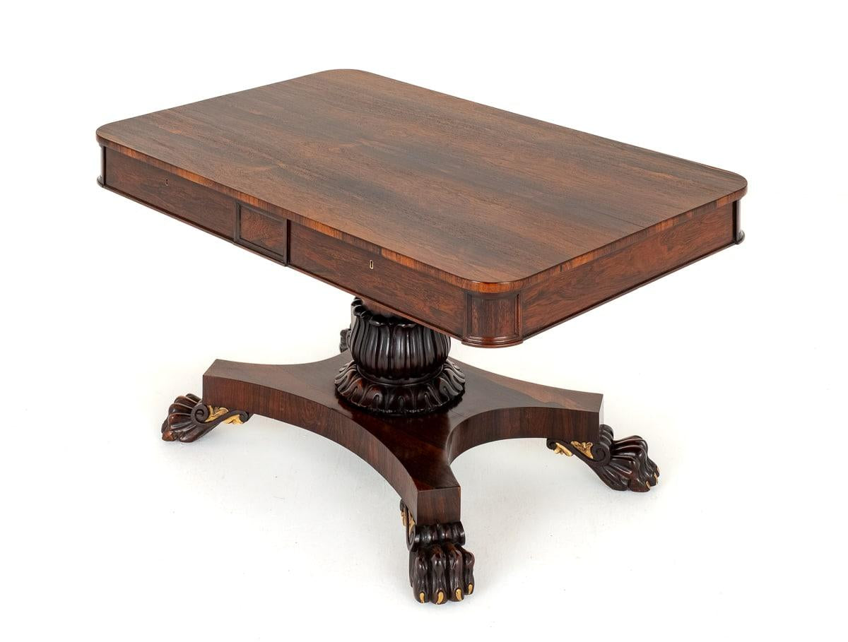 Regency Rosewood Library Table