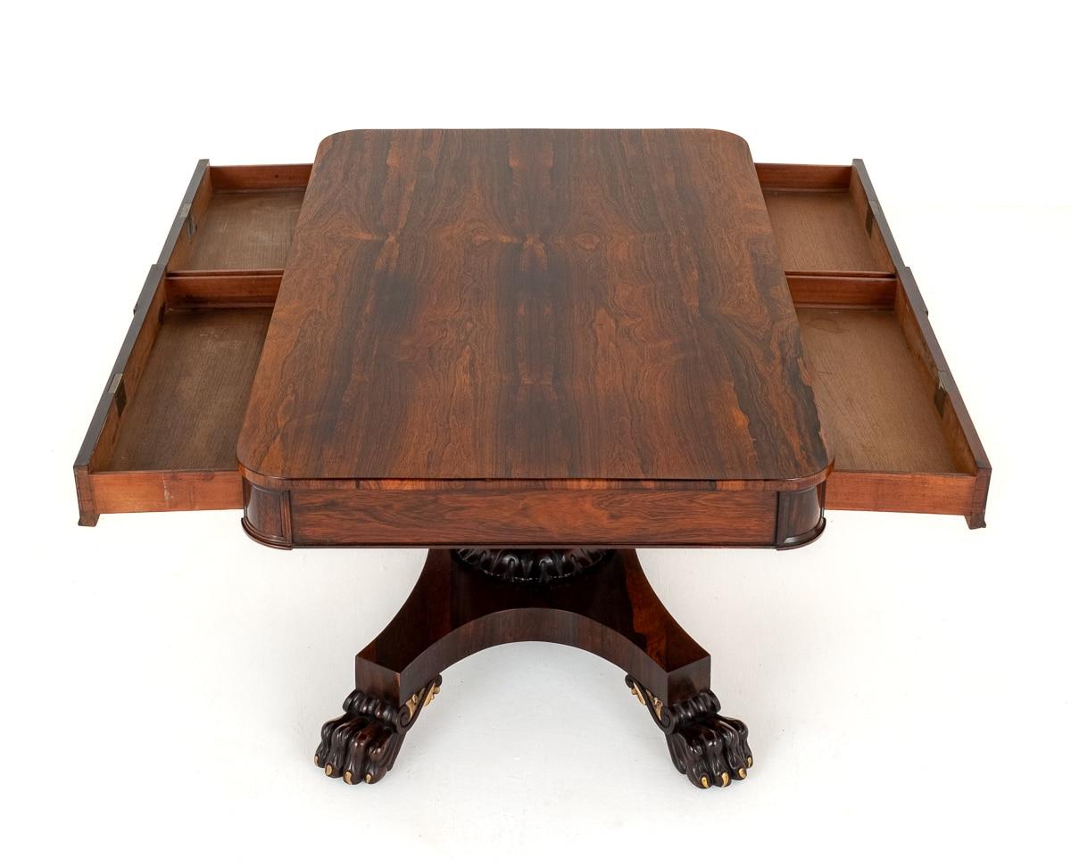 Regency Rosewood Library Table