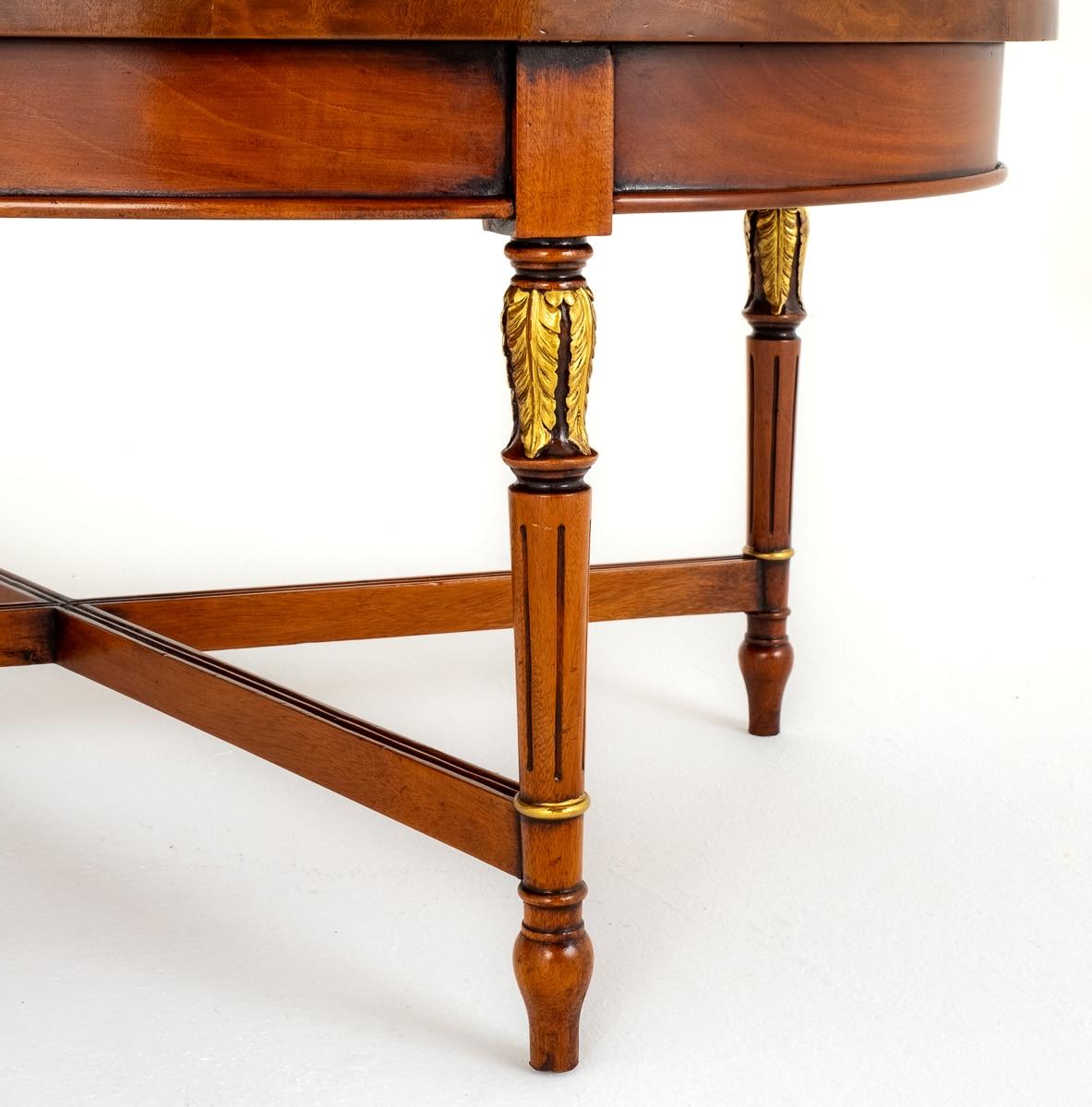 Matching Pair of Walnut Coffee Tables