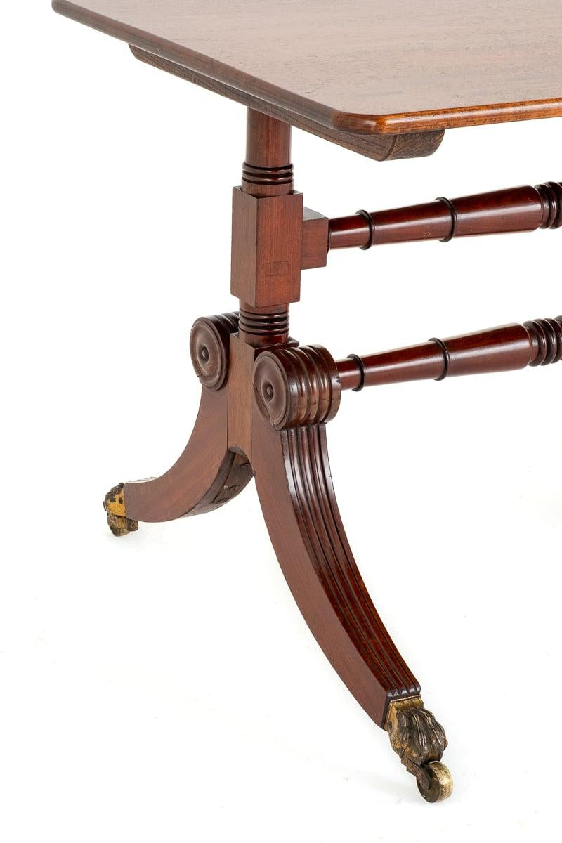 Regency Revival Mahogany Coffee Table Table