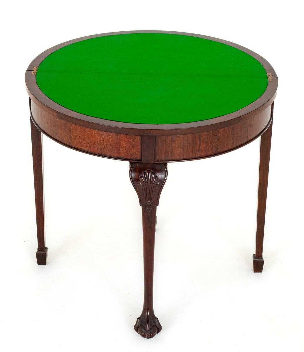 Mahogany Chippendale Style Card Table