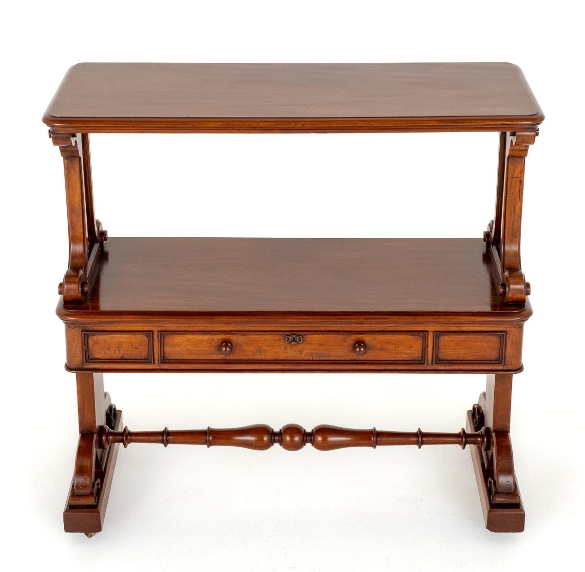 An Unusual Victorian Mahogany Dumb Waiter