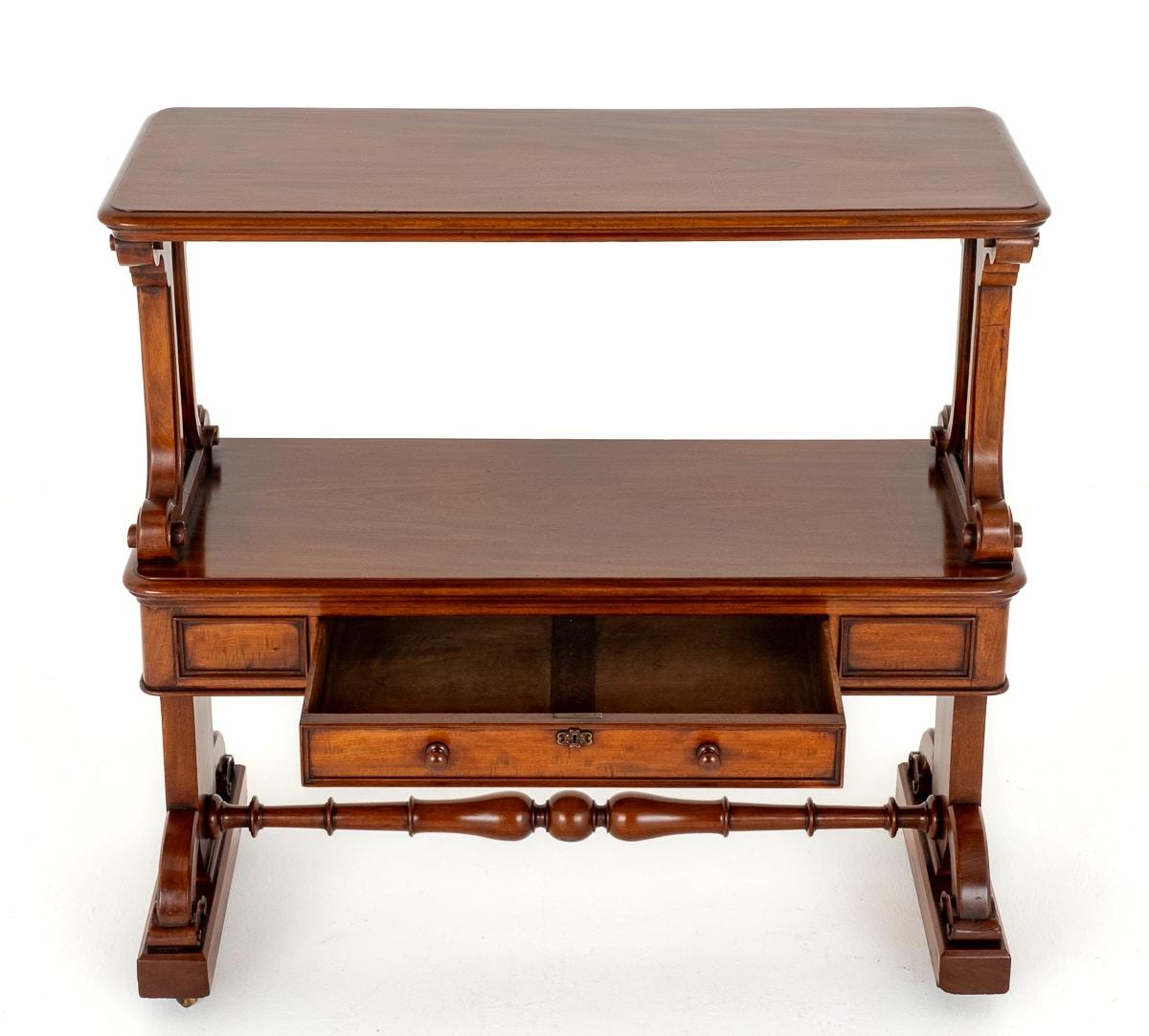 An Unusual Victorian Mahogany Dumb Waiter