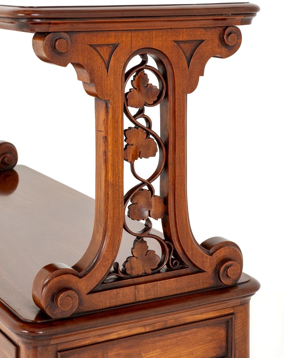 An Unusual Victorian Mahogany Dumb Waiter