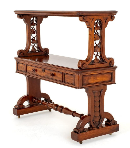 An Unusual Victorian Mahogany Dumb Waiter