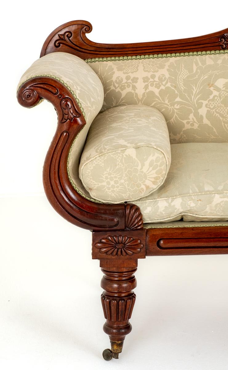 Quality William IV Mahogany Double Ended Settee