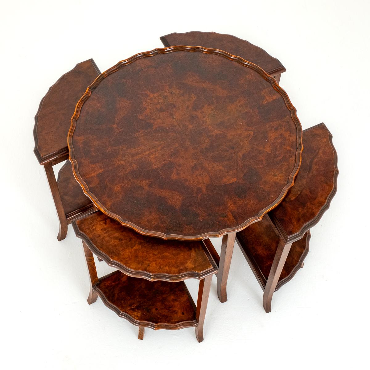 Walnut Nest of Tables