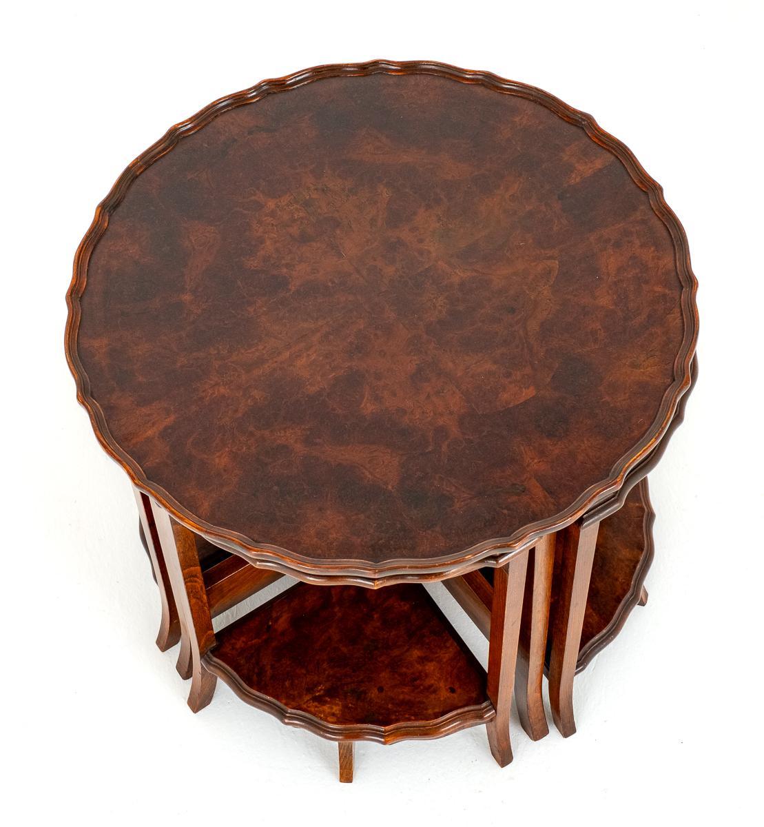 Walnut Nest of Tables