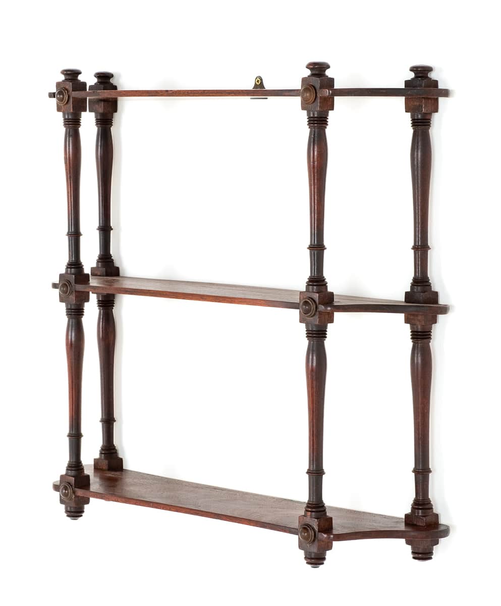 Regency Mahogany Wall Rack