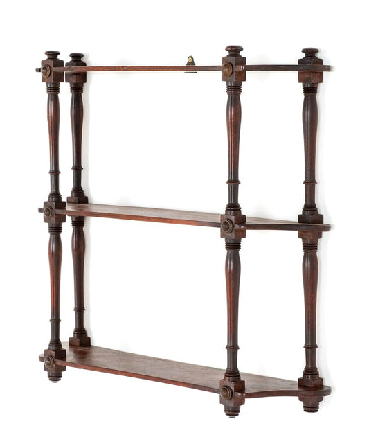 Regency Mahogany Wall Rack