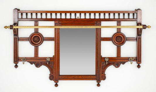 Victorian Mahogany Hall Tree