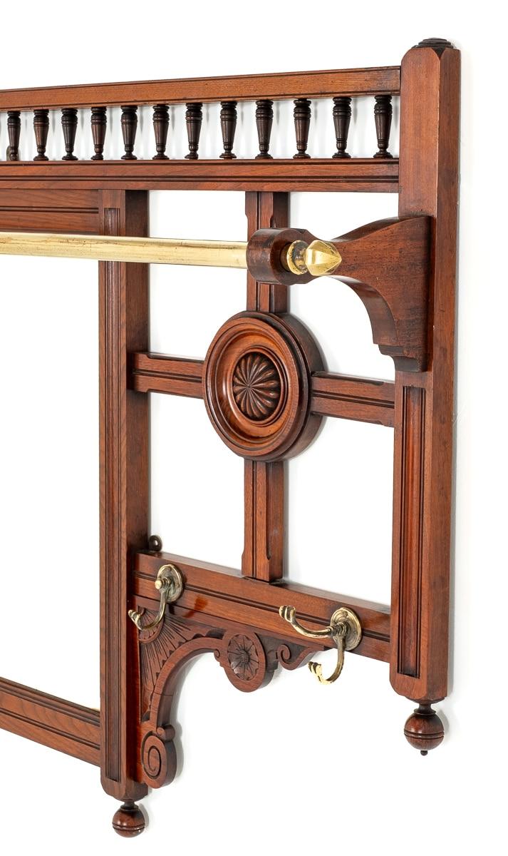 Victorian Mahogany Hall Tree