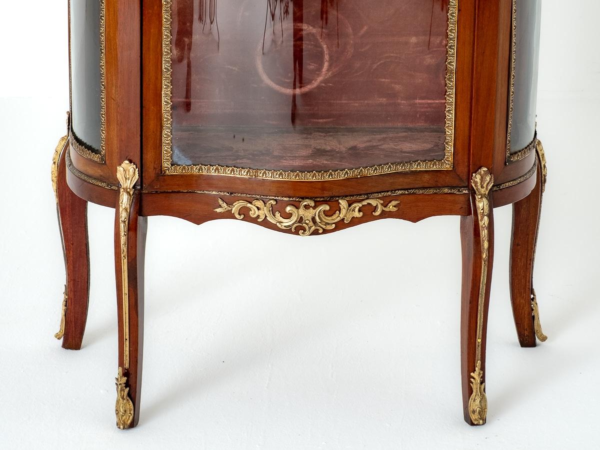 French Mahogany Vitrine