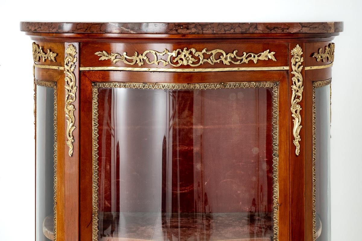 French Mahogany Vitrine