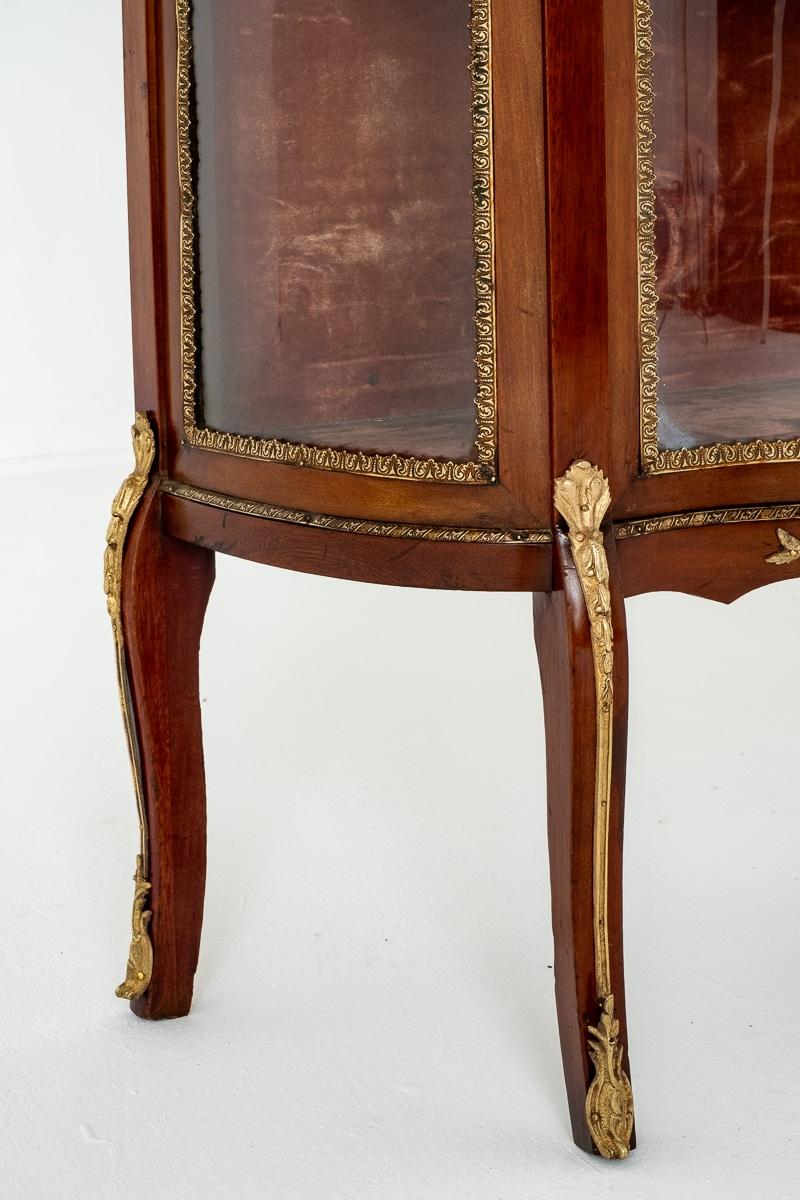 French Mahogany Vitrine
