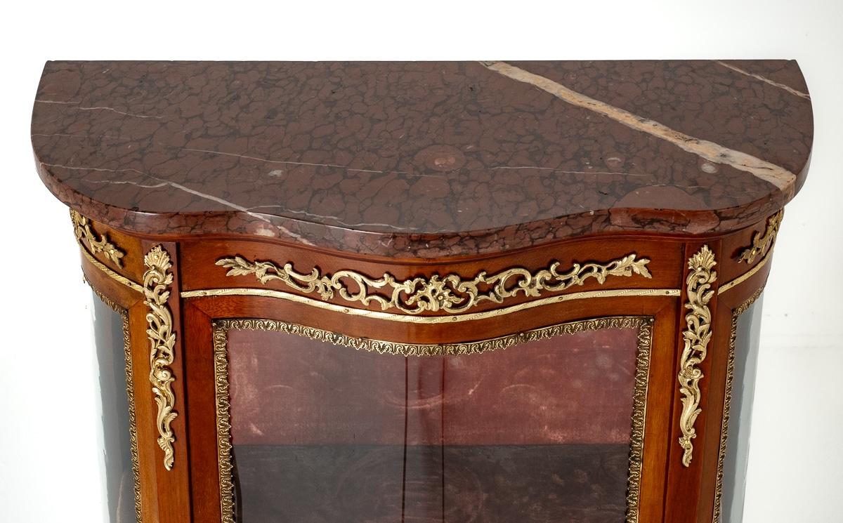 French Mahogany Vitrine