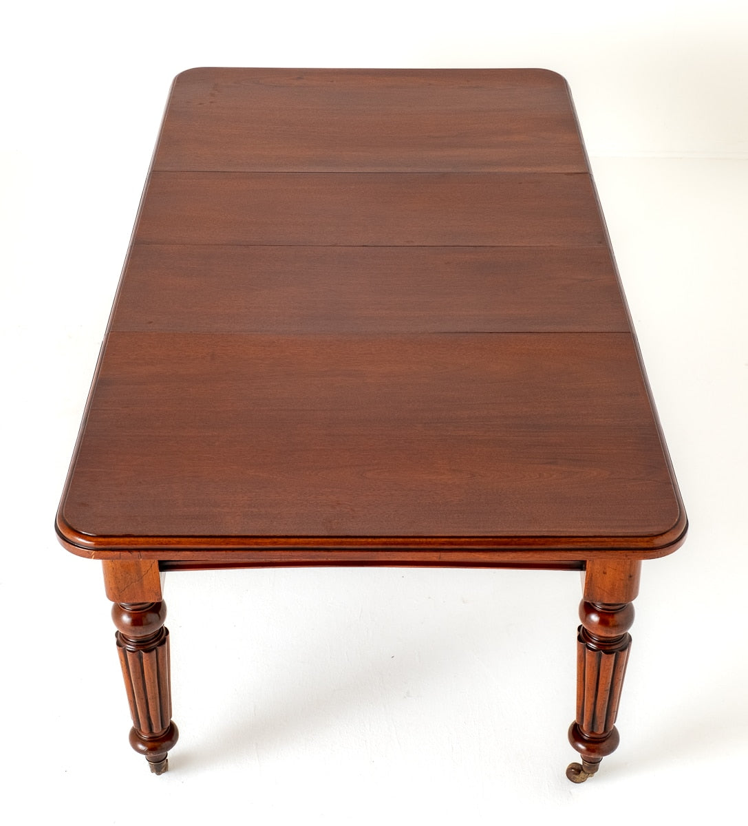 Victorian Mahogany 2 Leaf Extending Rectangular Dining Table