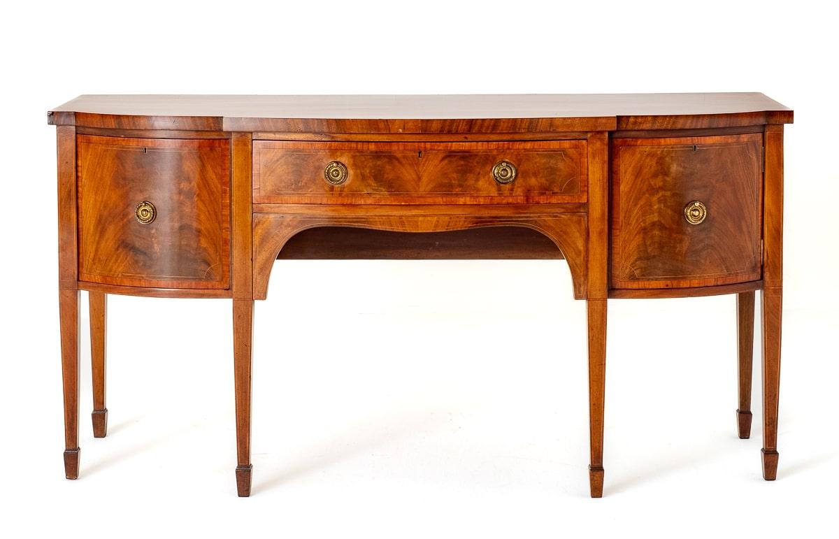 Regency Revival Mahogany Sideboard.