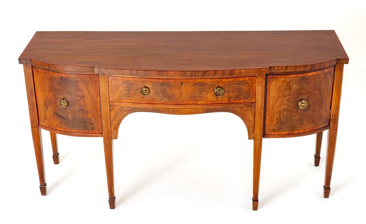 Regency Revival Mahogany Sideboard.