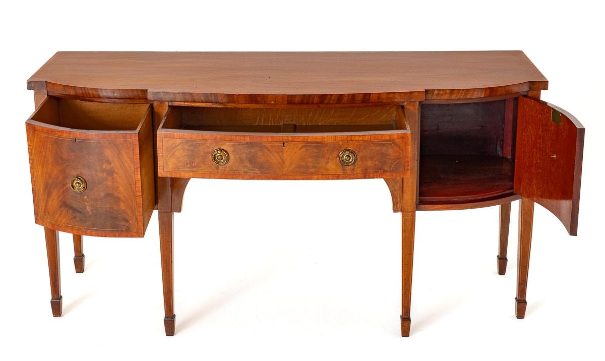 Regency Revival Mahogany Sideboard.