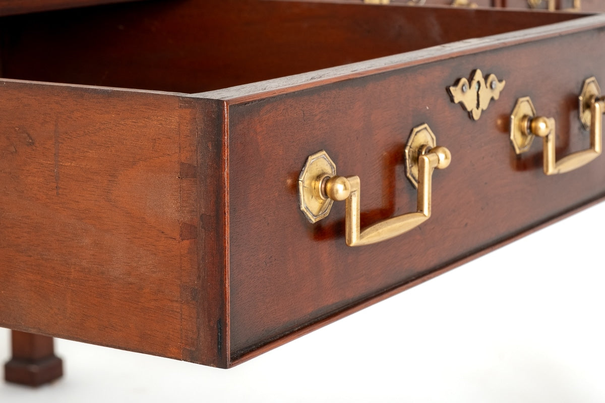 Impressive Mahogany Chippendale Style Writing Table