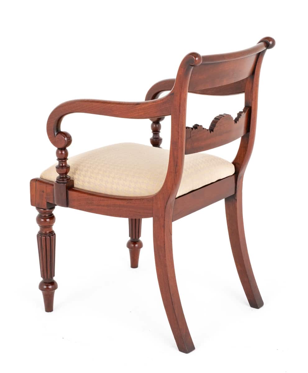 Set of 8 (6 + 2) Regency Period Mahogany Dining Chairs