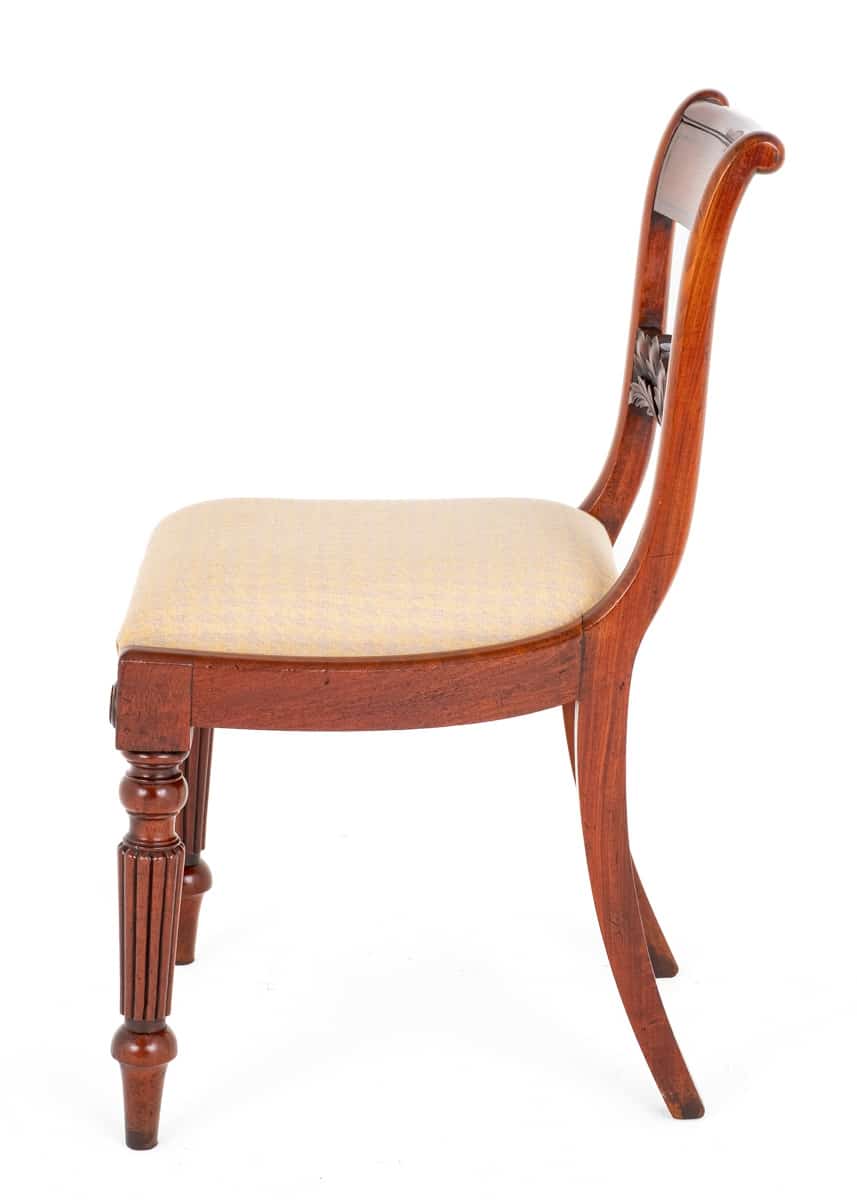 Set of 8 (6 + 2) Regency Period Mahogany Dining Chairs