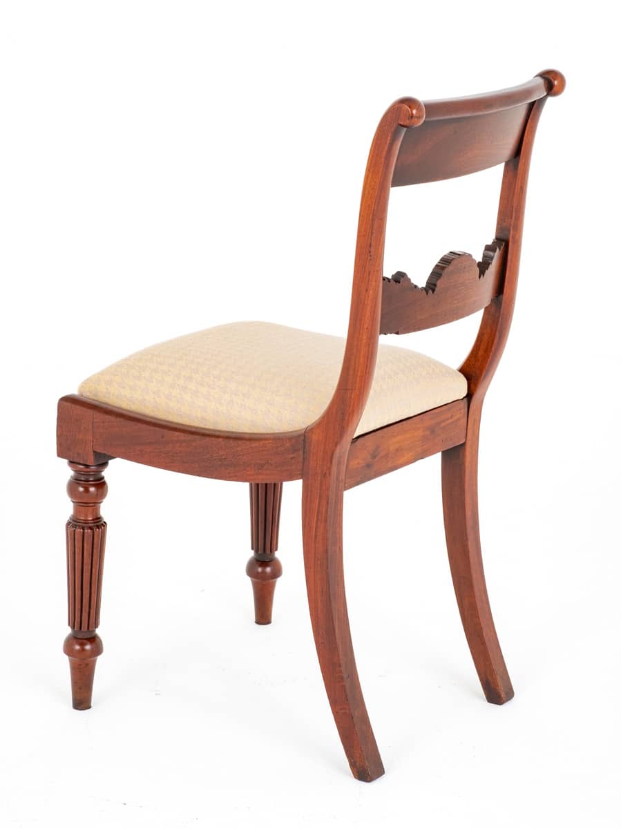 Set of 8 (6 + 2) Regency Period Mahogany Dining Chairs