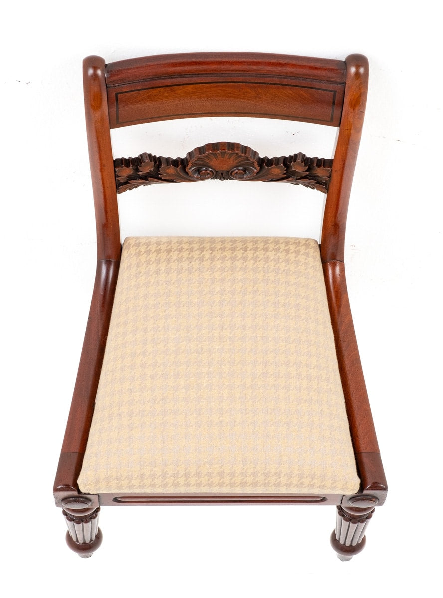 Set of 8 (6 + 2) Regency Period Mahogany Dining Chairs