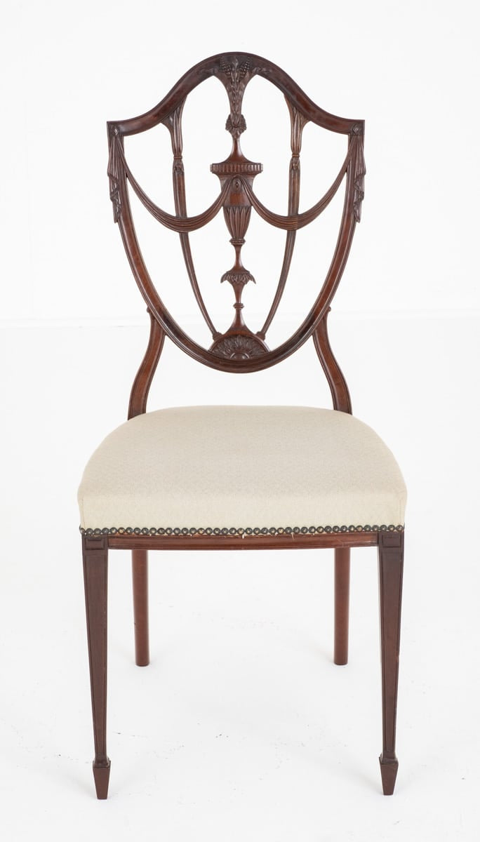 Hepplewhite Revival Mahogany Side Chair