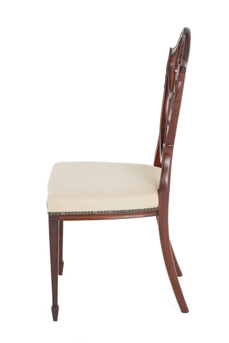 Hepplewhite Revival Mahogany Side Chair