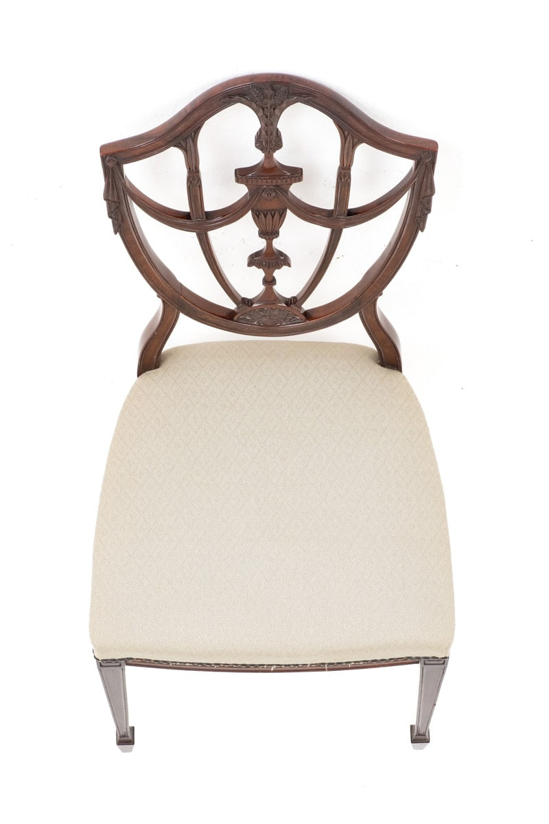 Hepplewhite Revival Mahogany Side Chair