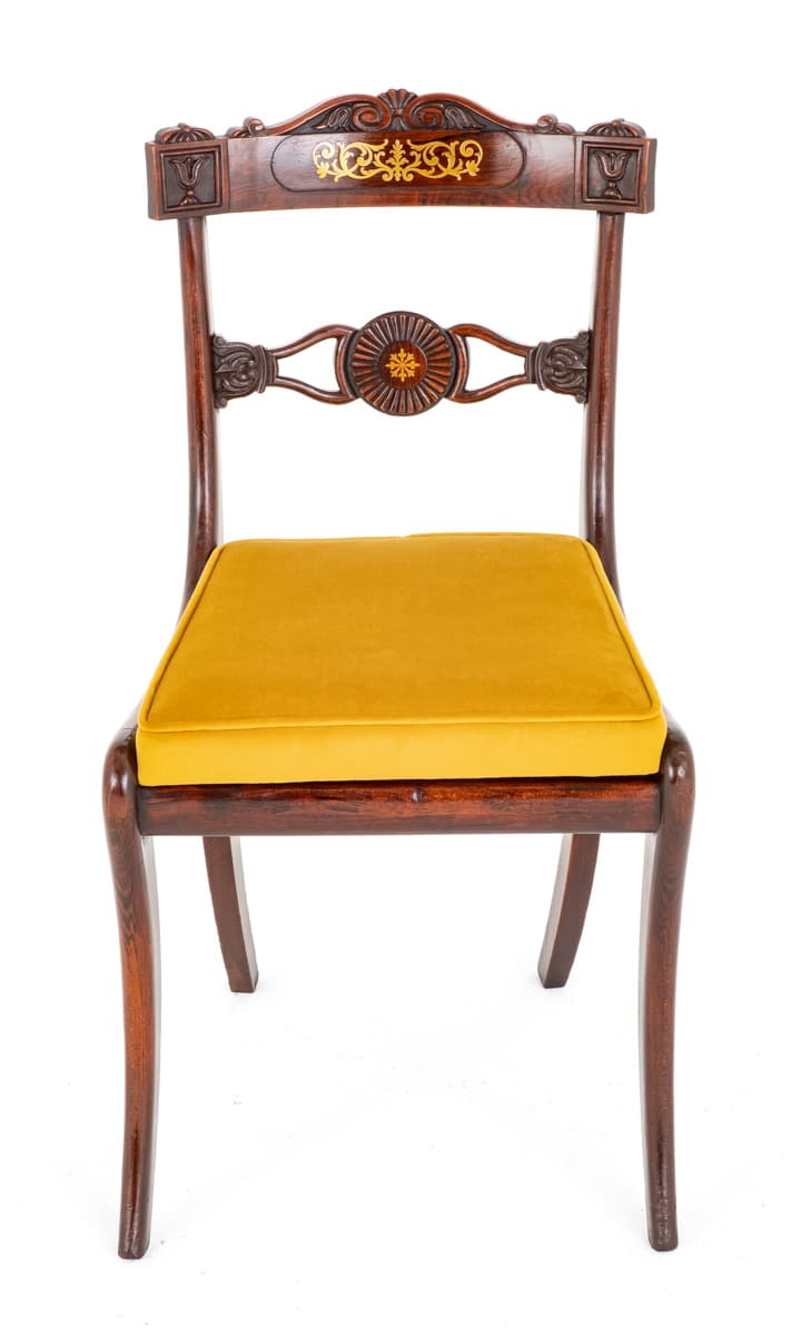 Set of 6 Regency Period Rosewood Dining Chairs