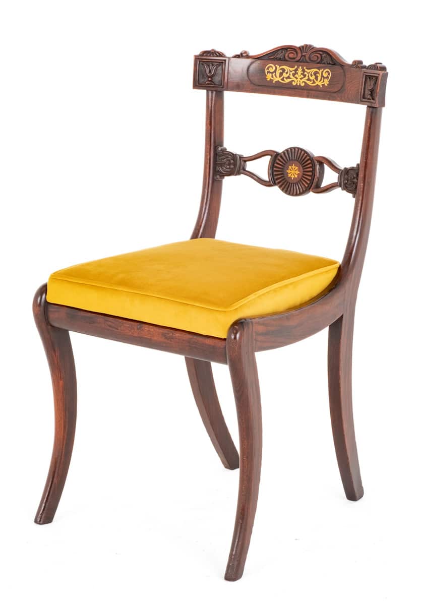 Set of 6 Regency Period Rosewood Dining Chairs