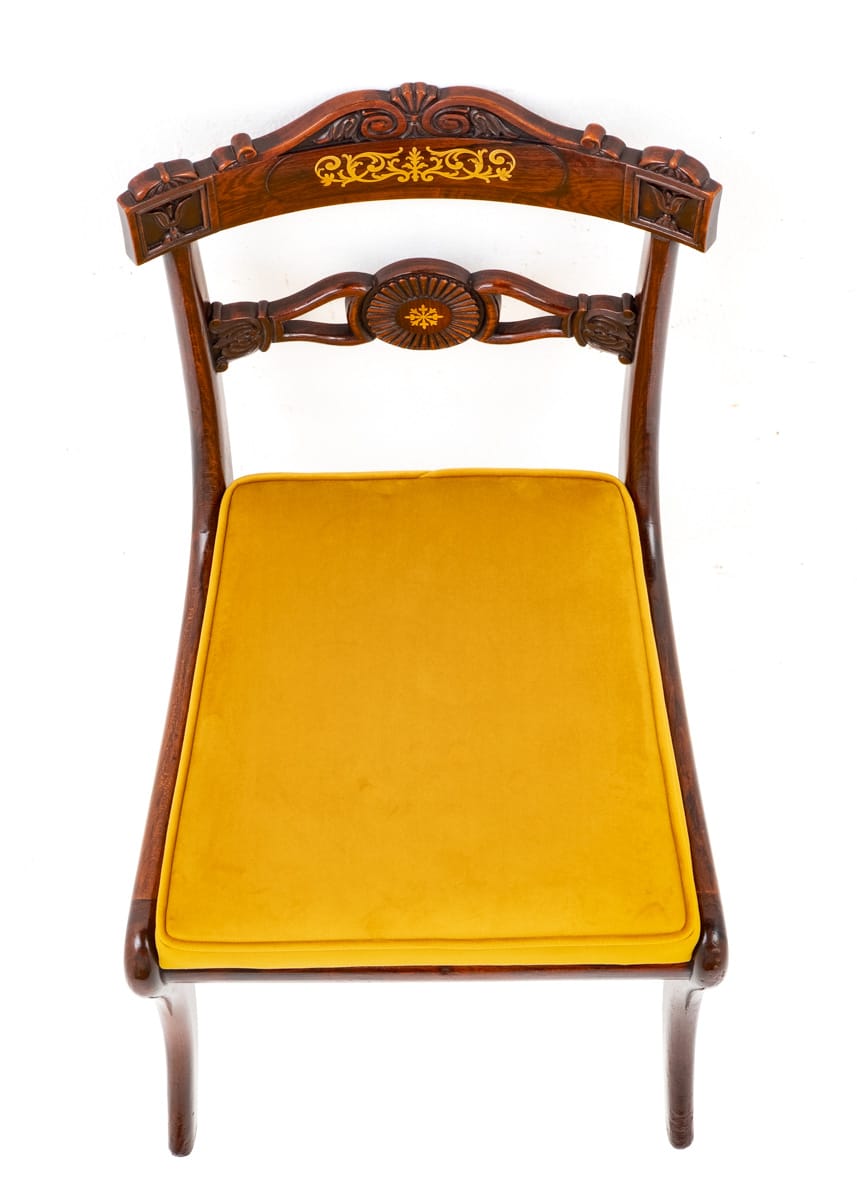 Set of 6 Regency Period Rosewood Dining Chairs