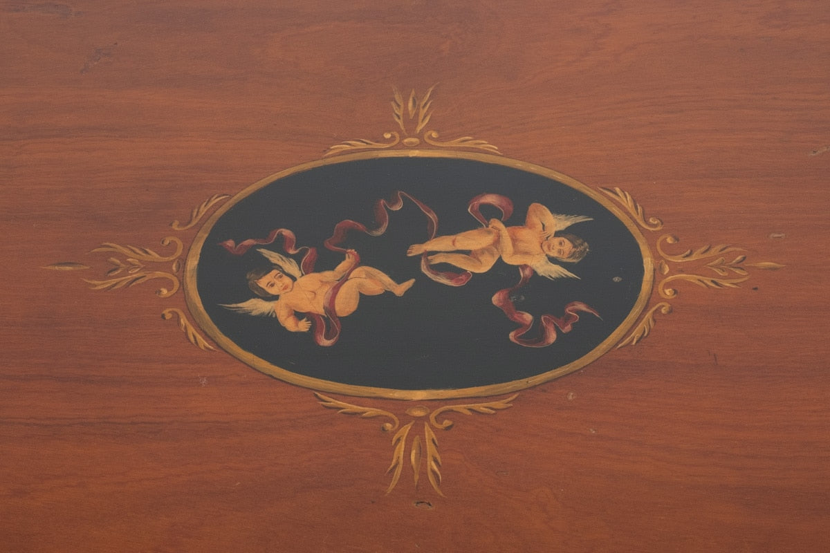 Pair of Sheraton Revival Mahogany Pembroke Tables