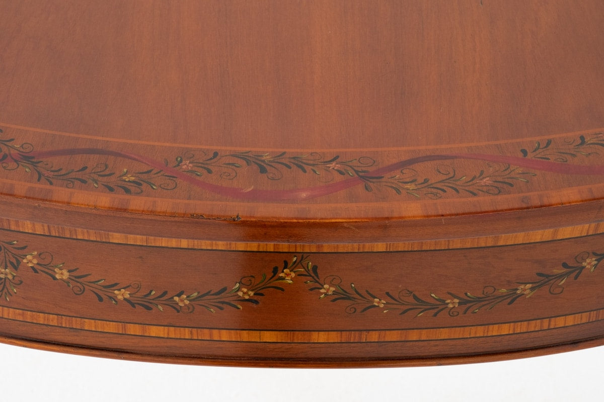 Pair of Sheraton Revival Mahogany Pembroke Tables