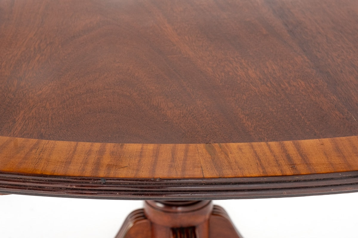 Regency Revival Mahogany Circular Dining Table