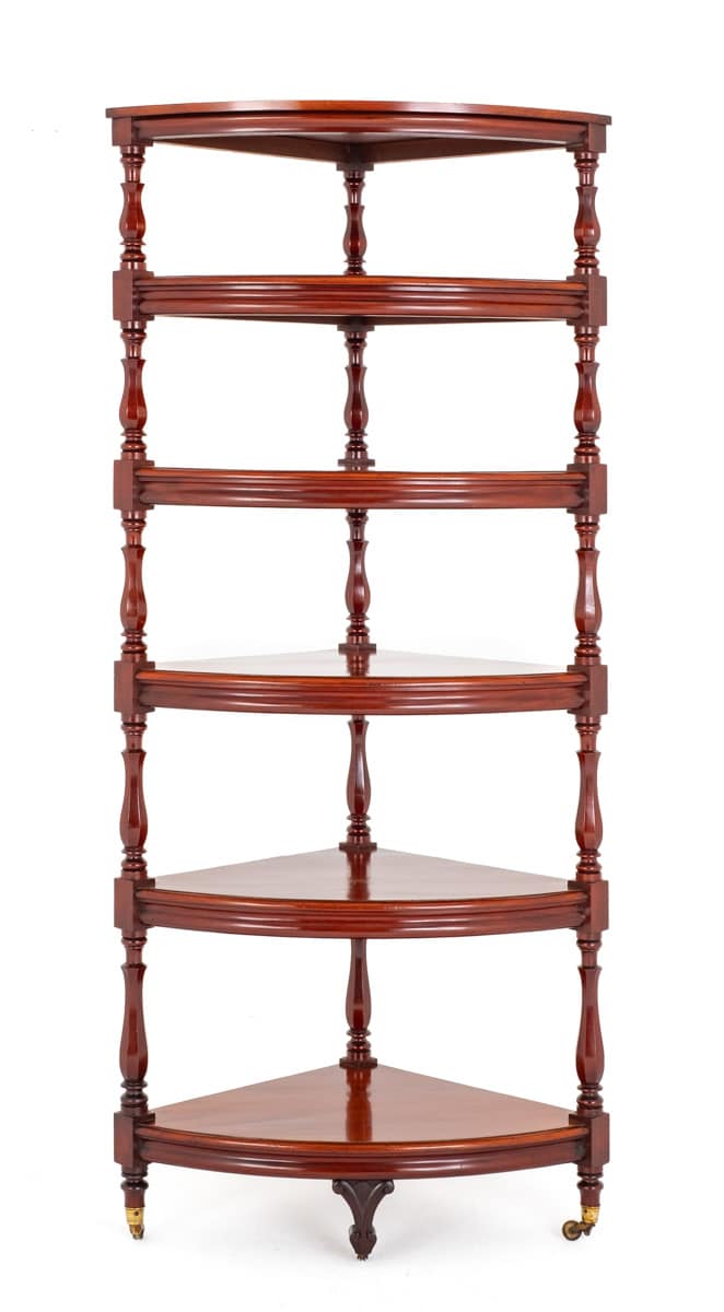 Large Victorian Mahogany Whatnot