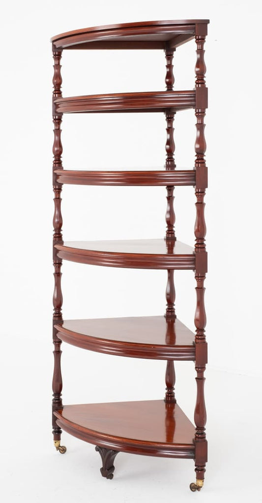 Large Victorian Mahogany Whatnot
