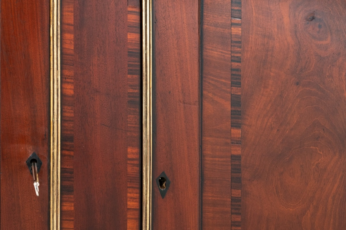 Fine Regency 2 Door Mahogany Side Cabinet