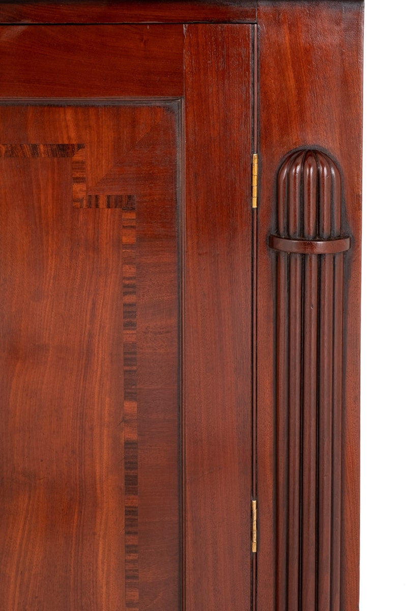 Fine Regency 2 Door Mahogany Side Cabinet