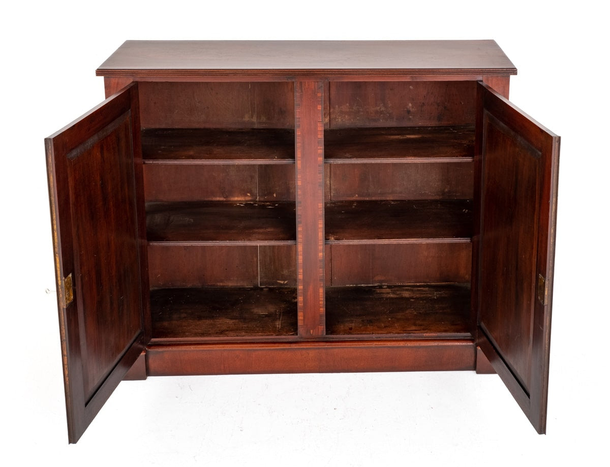 Fine Regency 2 Door Mahogany Side Cabinet