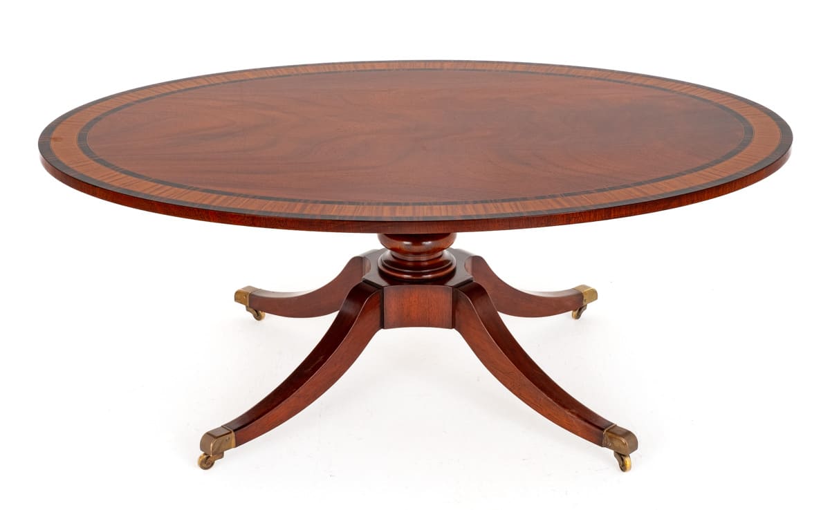 Mahogany Regency Style Coffee Table