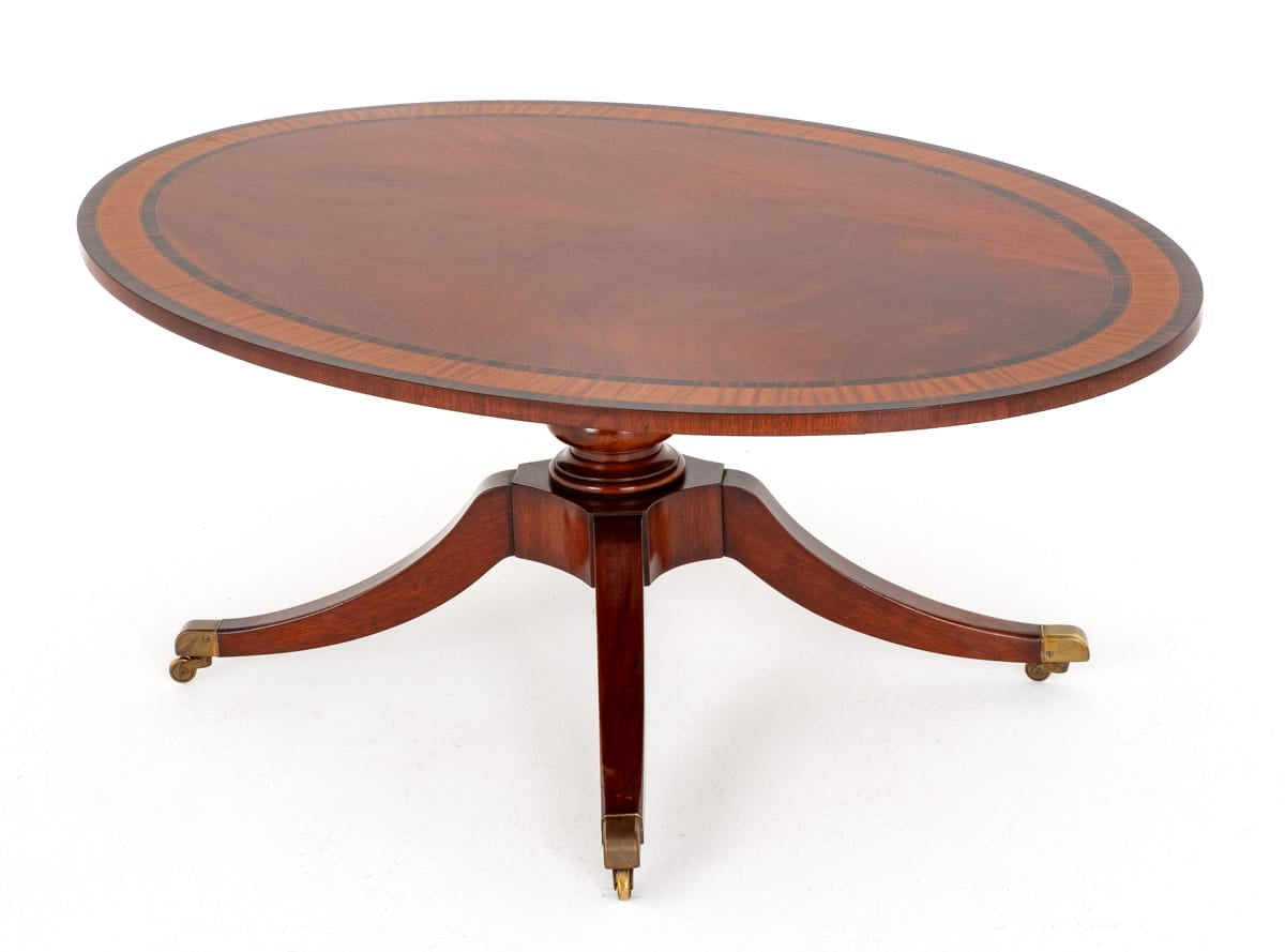 Mahogany Regency Style Coffee Table