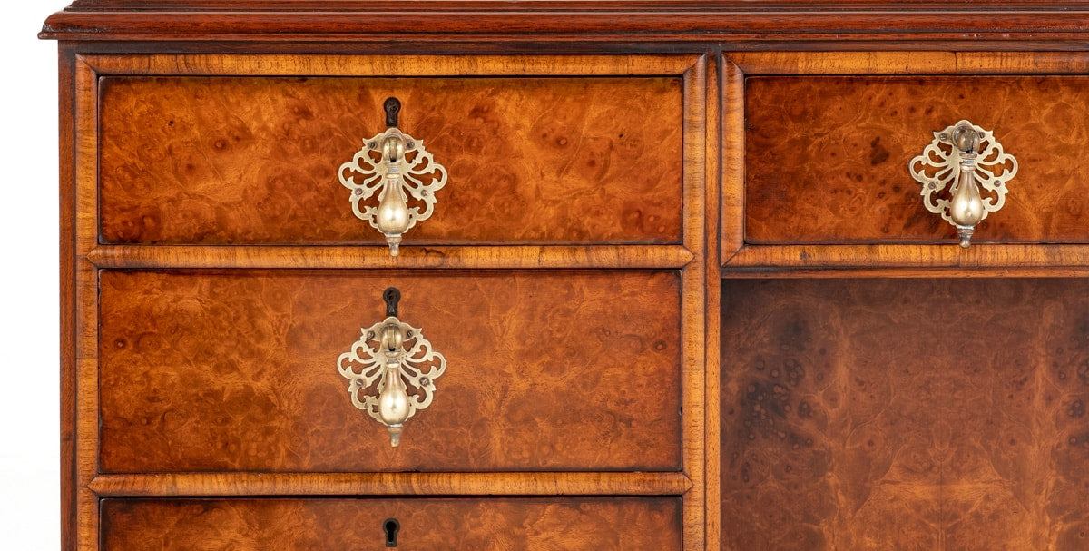 Walnut Queen Anne Style “Gillows” Desk