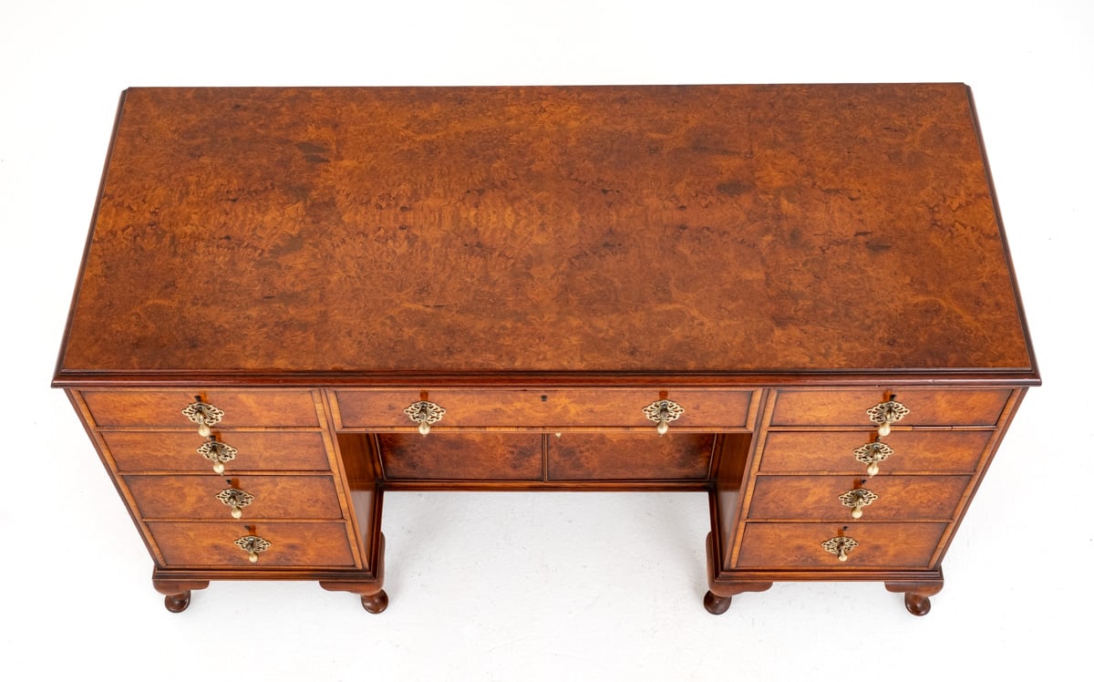 Walnut Queen Anne Style “Gillows” Desk