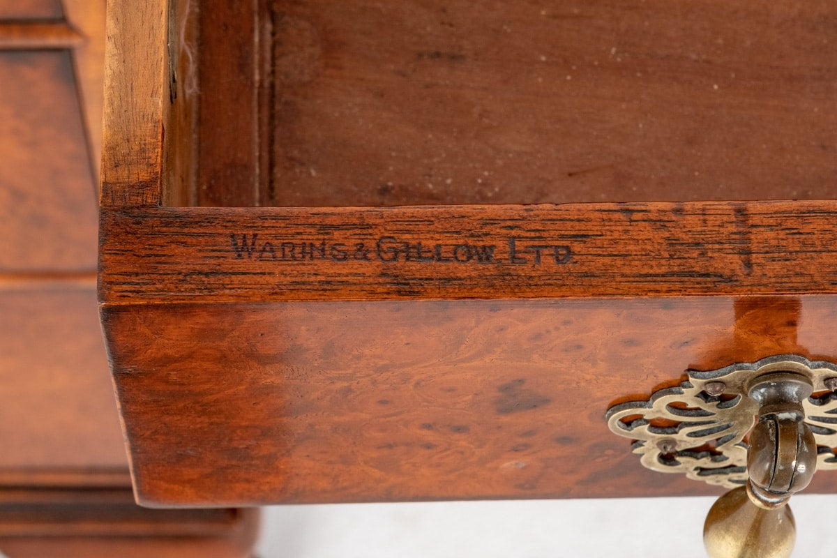 Walnut Queen Anne Style “Gillows” Desk